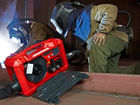 Fronius welding machines at SLOB. SLOB, Fronius, welding machines